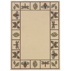 MONTEGO Ivory 5' 3 X  7' 6 Area Rug