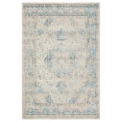 6X9 Outdoor Rug Made of Polypropylene, Ivory color