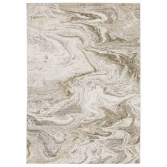 NEBULOUS Beige 7'10 X 10'10 Area Rug