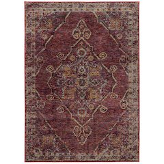 ANDORRA Red 7'10 X 10'10 Area Rug