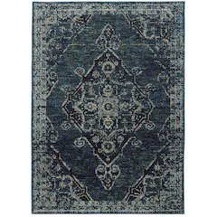 ANDORRA Blue 7'10 X 10'10 Area Rug