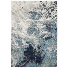 EVOLUTION Blue 7'10 X 10'10 Area Rug