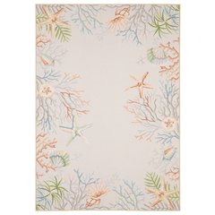 FIJI FIJ067' 6" X 10' Beige color rug