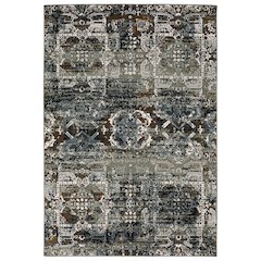 GEMINI Charcoal 9'10 X 12'10 Area Rug