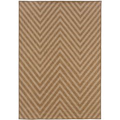 KARAVIA Tan 6' 7 X  9' 6 Area Rug