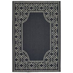 MARINA Black 6' 7 X  9' 6 Area Rug
