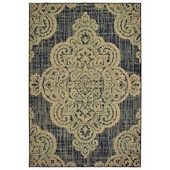 MARINA Black 6' 7 X  9' 6 Area Rug