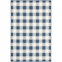 MERIDIAN Blue 7'10 X 10'10 Area Rug