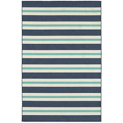 MERIDIAN Blue 7'10 X 10'10 Area Rug