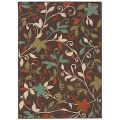 MONTEGO Brown 6' 7 X  9' 6 Area Rug