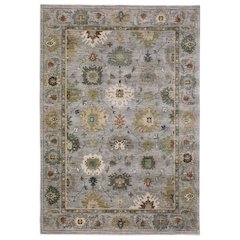 Traditional Rug 9'10" X 12'10" Size in Blue/ Multi Color