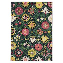 Casual Rug 9'10" X 12'10" Size in Navy/ Multi Color