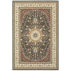 KASHAN Navy 9'10 X 12'10 Area Rug