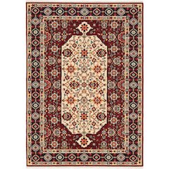 LILIHAN Red 9'10 X 12'10 Area Rug