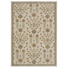 Casual Rug 9'10" X 12'10" Size in Beige/ Rust Color