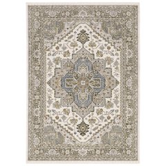 MAHARAJA Ivory 9'10 X 12'10 Area Rug