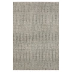 Contemporary Rug 9'10" X 12'10" Size in Grey/ Blue Color