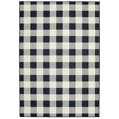 MARINA Black 6' 7 X  9' 6 Area Rug