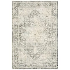 SAVOY Grey 2' X  8' Area Rug