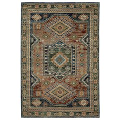 ANDORRA Blue 10' X 13' 2 Area Rug