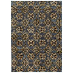 ANDORRA Blue 10' X 13' 2 Area Rug
