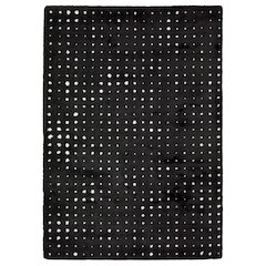 10X13 Casual Rug Made of Polyester, Black color