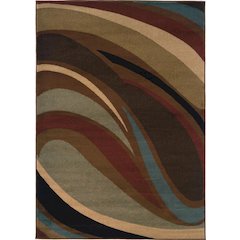 HUDSON Brown 5' 3 X  7' 6 Area Rug