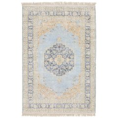 MALABAR Blue 2' 6 X  8' Area Rug