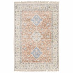 MALABAR Orange 2' 6 X  8' Area Rug