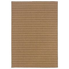 KARAVIA Tan 6' 7 X  9' 6 Area Rug