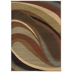 HUDSON Brown 3'10 X  5' 5 Area Rug