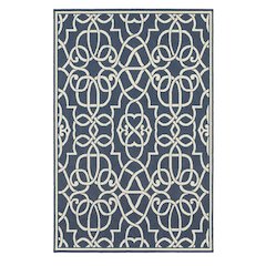 MERIDIAN Navy 7'10 Area Rug
