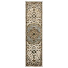 ANDORRA Ivory 2' 3 X  8' Area Rug