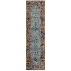 ANDORRA Blue 2' 3 X  8' Area Rug