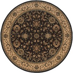 ARIANA Black 6' Area Rug