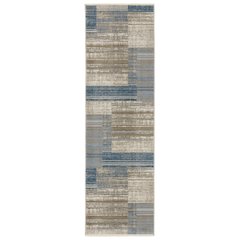 BAUER Blue 2' 3 X  7' 6 Area Rug