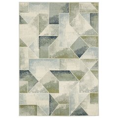 Branson 5X8 Size Casual Style Rug Blue Color