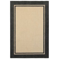 Cayman 8X11 Size Outdoor Style Rug Sand Color