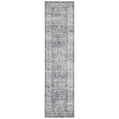 CHARLESTON Charcoal 2' X  8' Area Rug