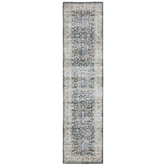 CHARLESTON Blue 2' X  8' Area Rug