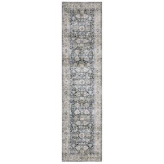 CHARLESTON Blue 2' X  8' Area Rug