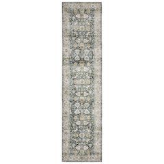 CHARLESTON Charcoal 2' X  8' Area Rug