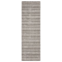 Casual Rug 2' 6" X  8' Size in Grey/ Ivory Color