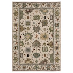 Traditional Rug 2' 3" X  7' 6" Size in Ivory/ Multi Color