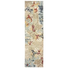 EVOLUTION Beige 2' 3 X  8' Area Rug