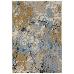 EVOLUTION Blue 1'10 X  3' 2 Area Rug