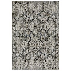 GEMINI Charcoal 3'10 X  5' 5 Area Rug