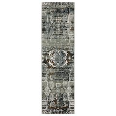 GEMINI Charcoal 2' 3 X  7' 6 Area Rug