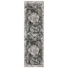 GEMINI Charcoal 2' 3 X  7' 6 Area Rug