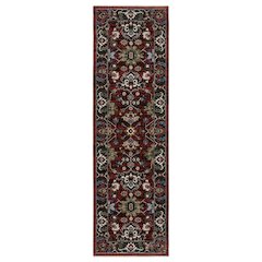 Traditional Rug 2' 3" X  7' 6" Size in Red/ Multi Color